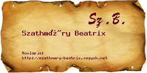 Szathmáry Beatrix névjegykártya